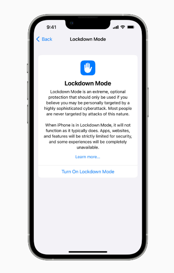 애플 차단 모드는 