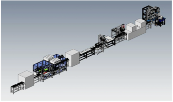 케이엔에스 원통형 모듈 어셈블리 라인 M/C [사진: 케이엔에스]
