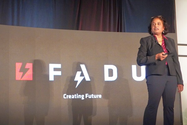 '2024 FMS'에서 기조연설자로 나선 아누 머시(Anu Murthy) 파두 마케팅 부사장 [사진: 파두]