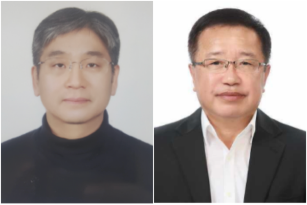 (왼쪽부터) LS전선㈜ 김태성 수석연구원, ㈜진용엔지니어링 박진용 대표이사 [사진: 과기정통부]
