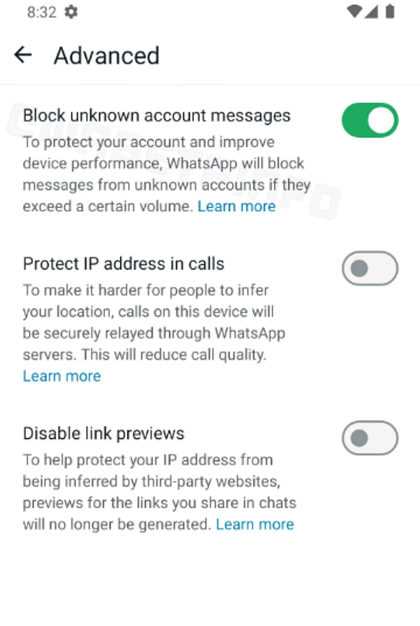 왓츠앱이 새로운 보안 기능을 도입했다. [사진: 와베타인포]