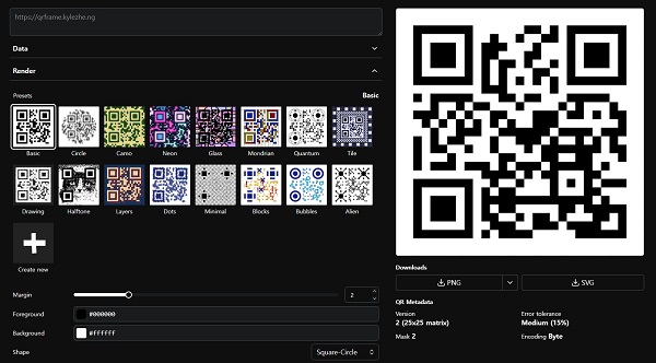 [사진: 큐알프레임 홈페이지]