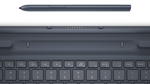 디태처블 액티브 펜(상)과 디태처블 콜라보레이션 키보드(하) [사진: 델]