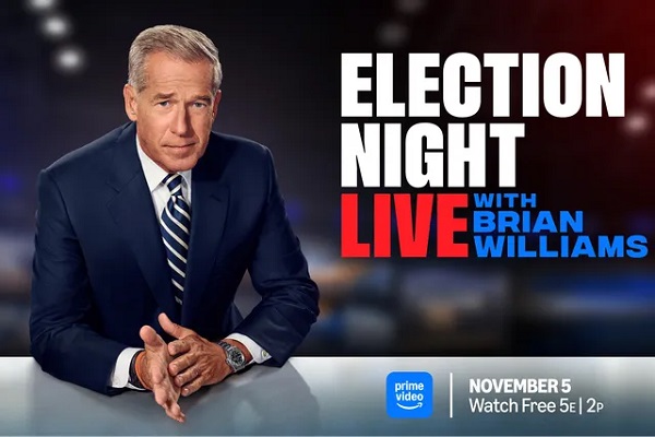 아마존이 온라인동영상서비스(OTT) 프라임 비디오를 통해 선거일 밤 특집 생방송을 제공한다. [사진: 아마존]