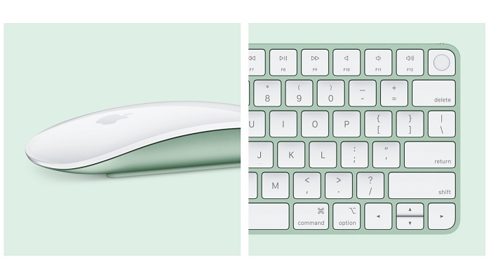 USB-C 충전 포트를 채택한 애플 키보드와 마우스 [사진: 애플]