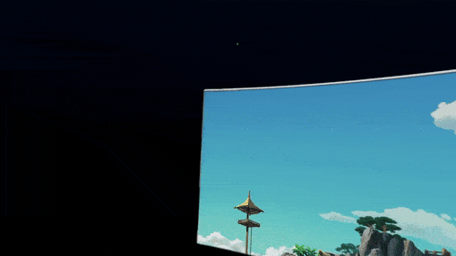 비전 프로 울트라 와이드 맥 디스플레이 [사진: 더 버지]