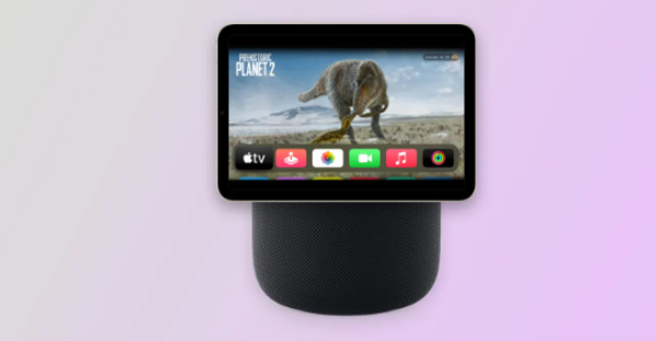 애플의 화면 달린 홈팟. [사진: 나인투파이브맥]