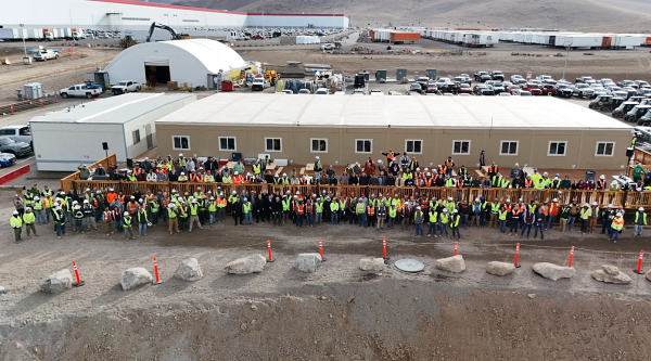 테슬라 네바다 기가팩토리 [사진: 댄 프리스틀리 엑스(구 트위터) 계정]
