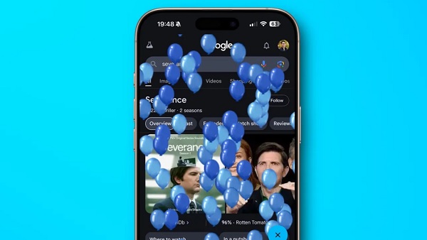 구글이 인기 드라마 '세브란스: 단절'의 이스터에그를 선보였다. [사진: 나인투파이브맥]