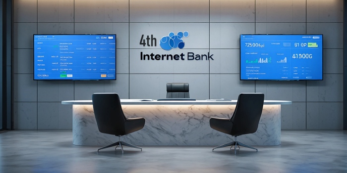 케이뱅크, 카카오뱅크, 토스뱅크에 이은 4번째 인터넷전문은행 선정 작업이 본격화됐다. [사진: Reve 생성형 이미지]