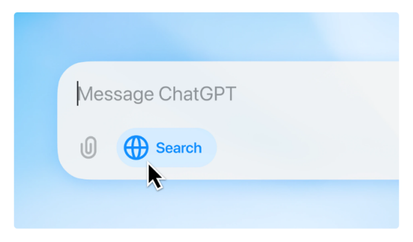오픈AI 챗GPT 검색 기능이 유럽에서 빠르게 확산하고 있다는 소식이다. [사진: 오픈AI]