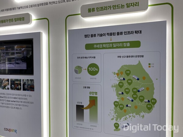 쿠팡은 2027년까지 전국 쿠세권 확장을 목표하고 있다. [사진: 손슬기 기자]