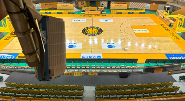 KT스카이라이프는 대한체육회, AI 스포츠 중계 플랫폼 '호각'과 '2025 전국생활체육대축전' 농구 경기를 AI 기술로 실시간 중계한다고 25일 밝혔다. [사진: KT스카이라이프]