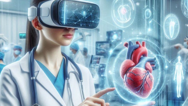 VR이 의료현장에서 활용될 수 있을 전망이다. [사진: Bing Image Creator]