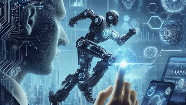 인공지능(AI)과 클라우드 도입 가속화에 경쟁력을 갖추지 못한 기업들이 우려를 사고 있다. [사진: Bing Image Creator]