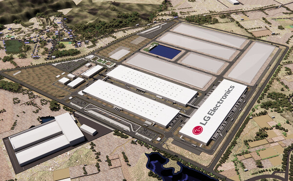 인도 스리시티 LG전자 공장 조감도 [사진: LG전자]