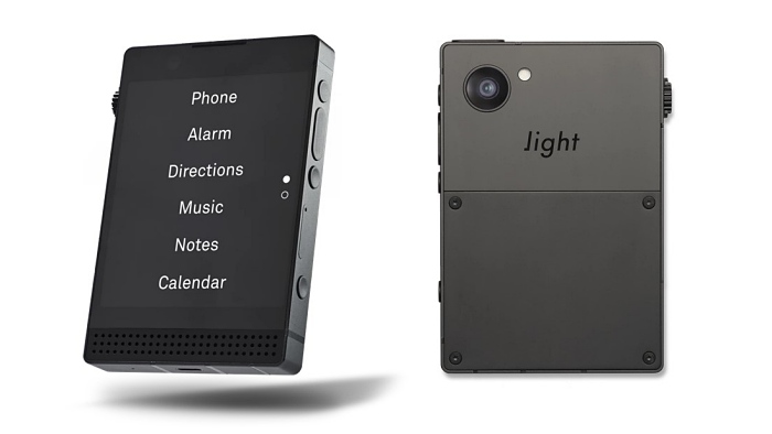 기존 스마트폰을 대체할 수 있는 새로운 형태의 휴대전화 '라이트폰3' [사진: 더라이트]