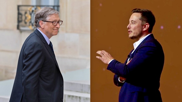 빌 게이츠(좌)와 일론 머스크 [사진: 셔터스톡]