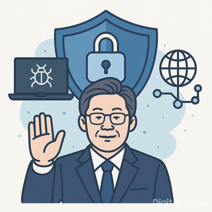 챗GPT로 표현한 이재명 대통령의 사이버보안 방안 [사진: 디지털투데이]