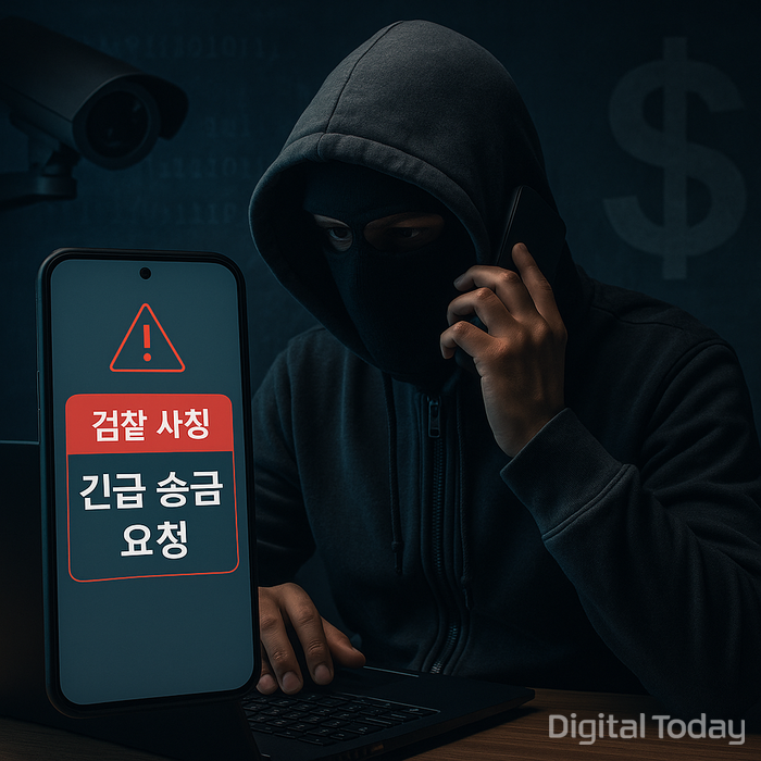 챗GPT가 형상화 한 보이스피싱 범죄 모습 [사진: 디지털투데이]