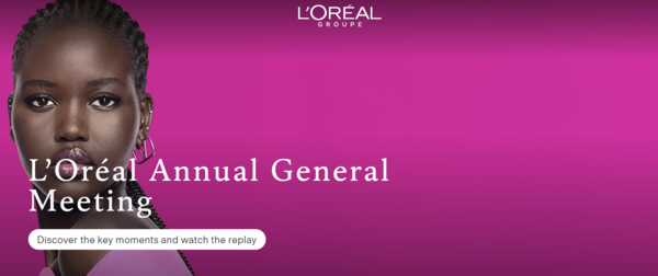 [사진: 로레알 웹사이트 갈무리]