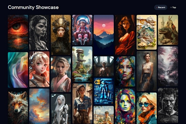 '미드저니' AI 이미지 생성기를 통해 만들어진 다양한 그림들 [사진: 미드저니]