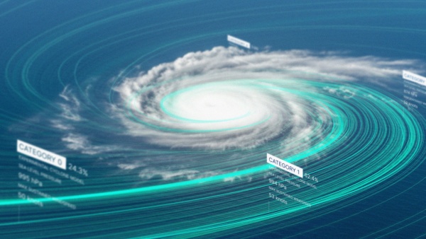 구글 딥마인드가 AI 기반 허리케인 예측모델로 NHC와 협력하고 있다. [사진: 구글 딥마인드]