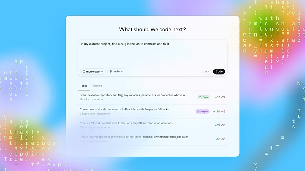 챗GPT 코딩 AI 어시스턴트 '코덱스' [사진: 오픈AI]
