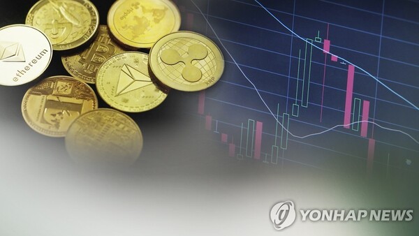 가상 화폐 (CG) [사진: 연합뉴스]