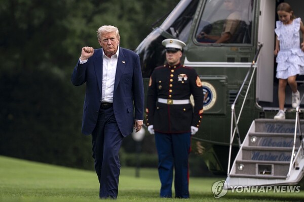 도널드 트럼프 미국 대통령 [사진: 연합뉴스]