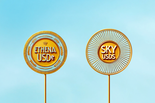 에테나(Ethena) 합성 스테이블코인 USDe와 스카이 USDS [사진: Rave AI]