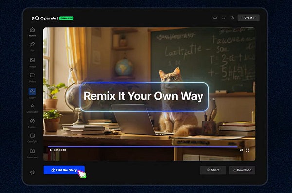 AI 영상 제작, 이제 문장 하나면 충분...오픈아트 혁신 기술 공개 - 뉴스 썸네일 이미지