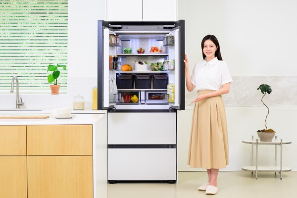 비스포크 AI 김치플러스 키친핏 맥스' 김치냉장고 제품 [사진: 삼성전자]