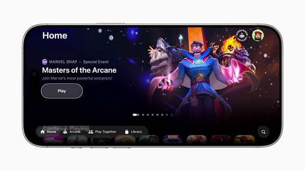 iOS 26에 애플 게임과 프리뷰 앱이 추가된다. [사진: 애플]