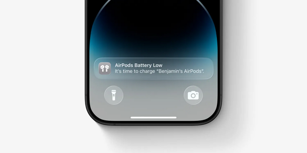iOS 26에서 에어팟 케이스 배터리 알람 기능이 추가됐다. [사진: 애플]