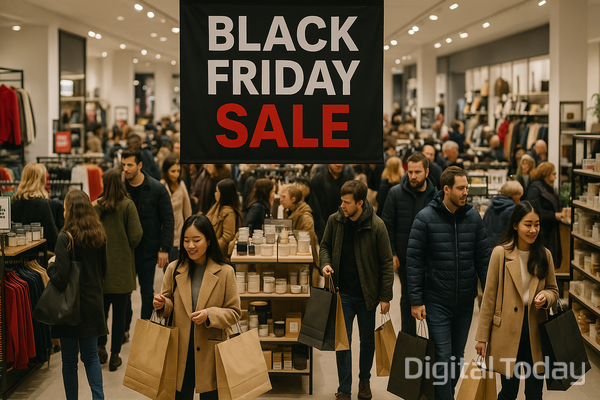 블랙프라이데이 세일 [사진: 챗GPT]