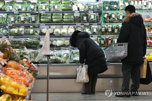 서울의 한 대형마트에서 장을 보는 시민들. [사진: 연합뉴스]