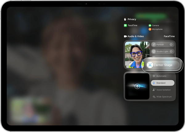 센터 스테이지 카메라 적용 모습 [사진: 애플]
