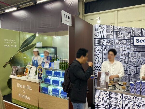 설악 젤라또(오) 부스. [사진: 디지털투데이 손슬기 기자]