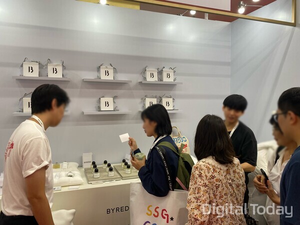 오프라인 페스타에 첫 참가한 바이레도. [사진: 디지털투데이 손슬기 기자]