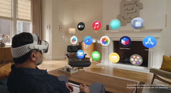 애플 비전 프로 시연 모습 [사진: 애플]