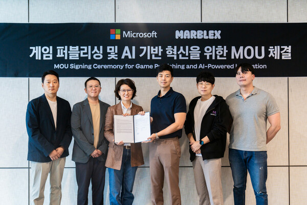 마브렉스, 마이크로소프트와 '게임 퍼블리싱 및 AI 기반 혁신' MOU