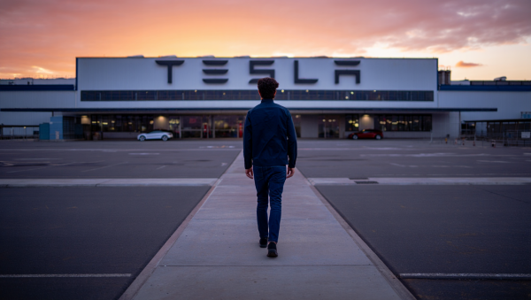 로빈 덴홈 테슬라 회장이 언론에 불만을 표했다 [사진: Reve AI] 