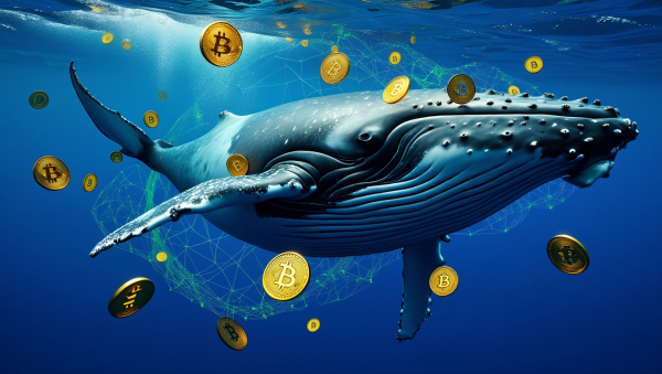 10월 11일 비트코인 시장 폭락 이후 고래들의 행동이 급변했다. [사진: Reve AI]