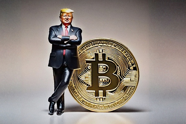 도널드 트럼프 미국 대통령과 비트코인 [사진: 셔터스톡]