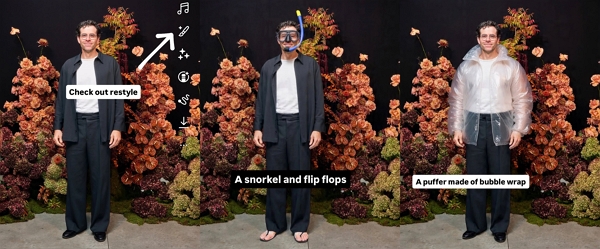 인스타그램 스토리 AI 편집 기능 '리스타일' [사진: 인스타그램 @mosseri]