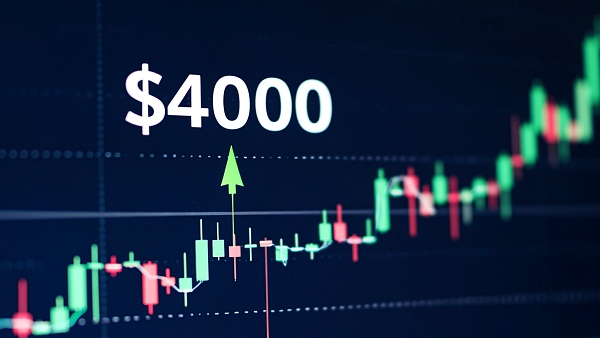 이더리움이 4000달러 저항선 돌파에 실패하고 잇다 [사진: Reve AI]