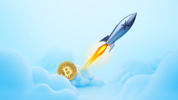 XRP가 비트코인보다 앞설 수 있다는 전망이 나왔다 [사진: Reve AI]