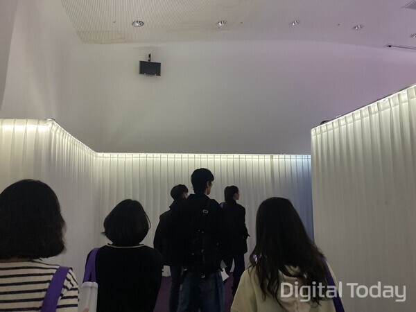 향기를 따라 걷다 보면 나오는 전시실. [사진: 디지털투데이 손슬기 기자]