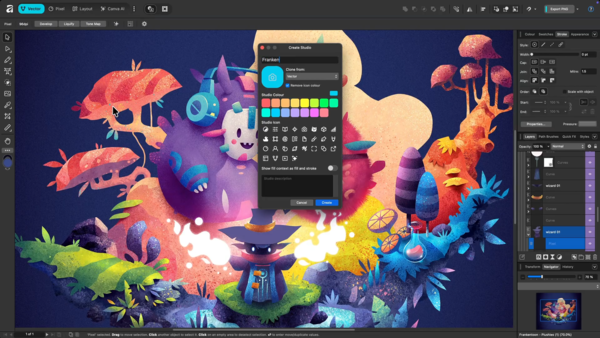 어피니티(Affinity)가 모든 사용자에게 무료로 제공된다. [사진: 어피니티]
